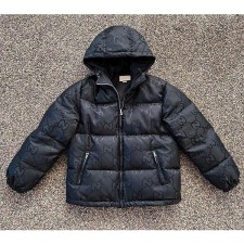 구찌 자카드 구스다운 패딩