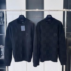 루이비통 lv 다미에 패턴 핀 니트