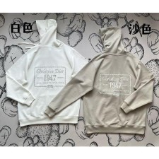 디올 cd 후드(화이트,베이지)