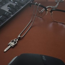 크롬하츠 대거 펜던트 목걸이 AT팩토리