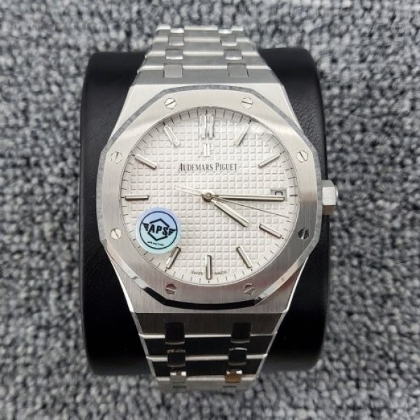 오데마피게 15500ST 로얄오크 점보 화이트 41MM 굿즈팩토리