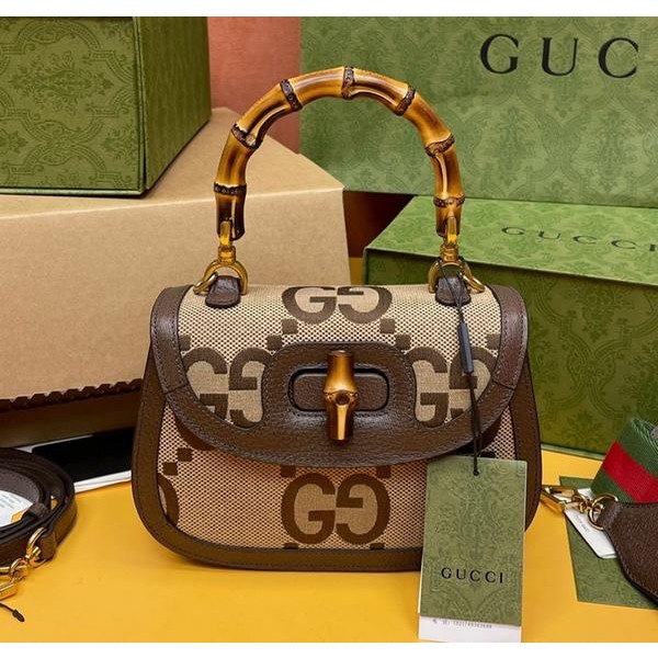 구찌 뱀부 스몰 탑핸들백 TOP팩토리